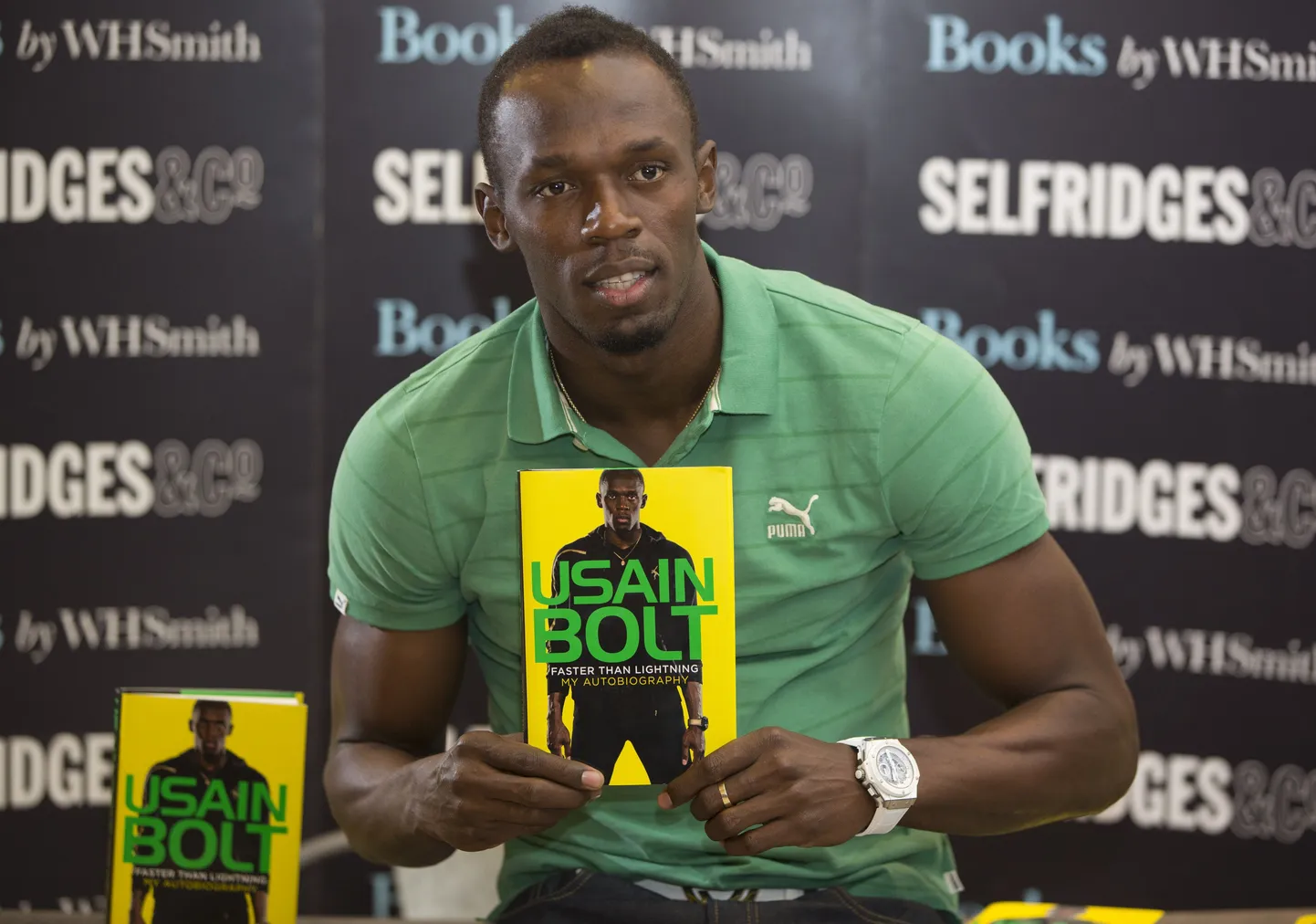 Maailma kiireim mees Usain Bolt sai maha autobiograafiaga.