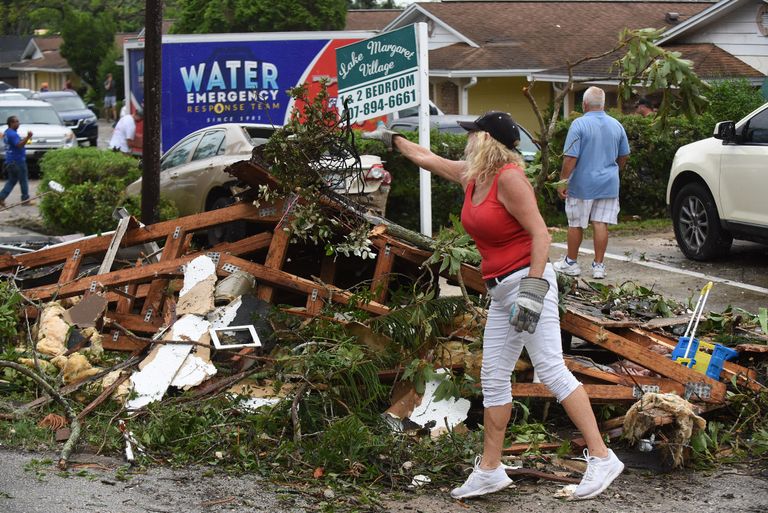 Troopiline torm Cristobal tekitas Floridas tornaado, mis lõhkus hooneid