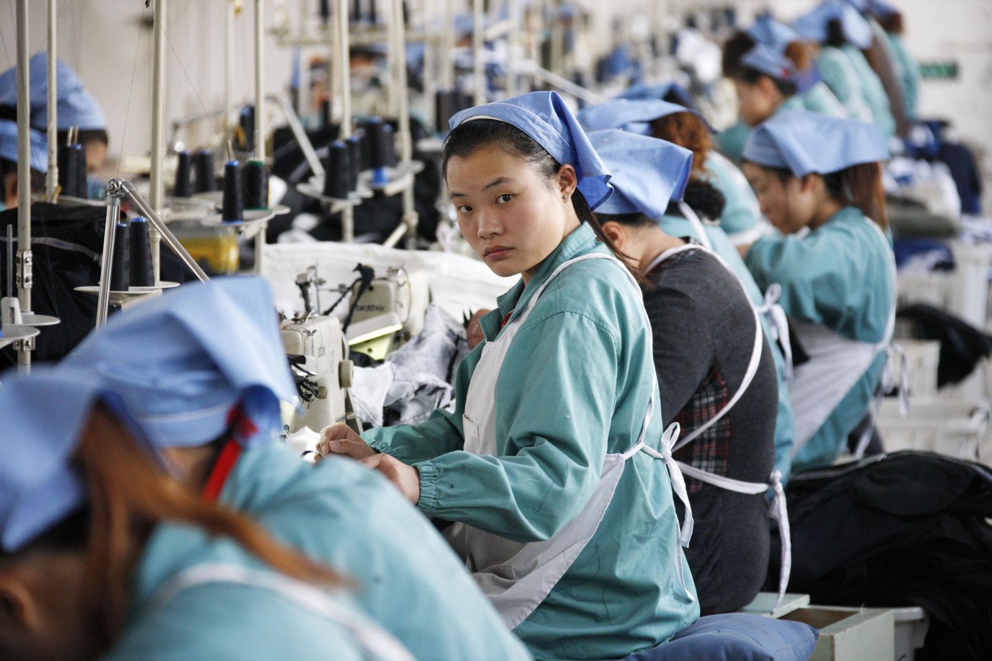 Hiina tehasetöölised