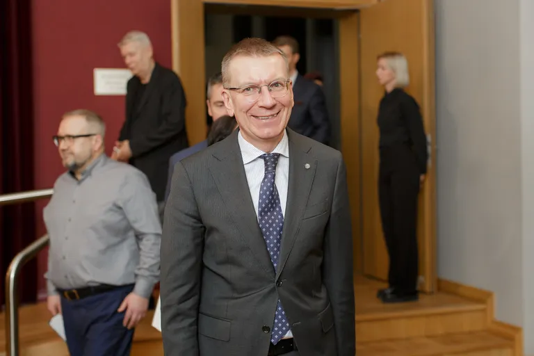 Президент Латвии Эдгар Ринкевич