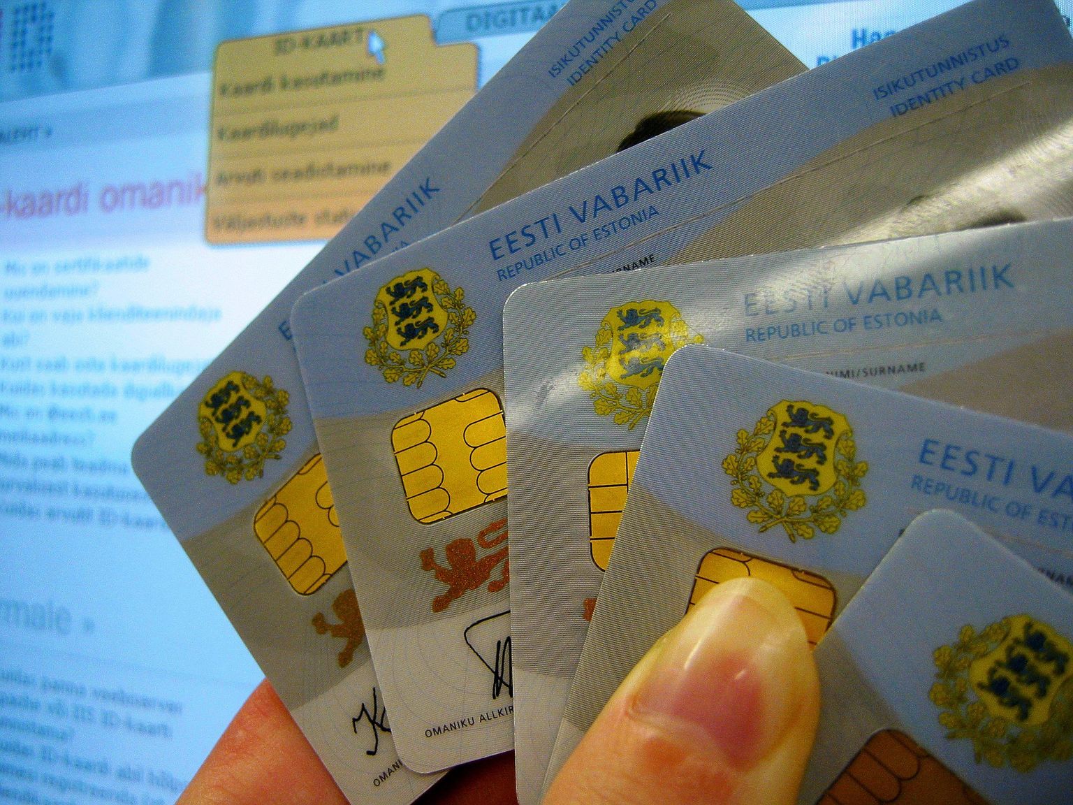 ID-карта есть практически у каждого жителя Эстонии.