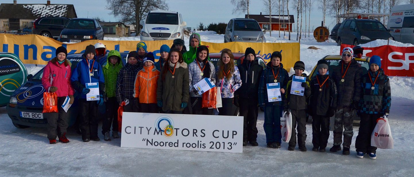 City Motors CUP «Noored roolis 2013» osalejad.