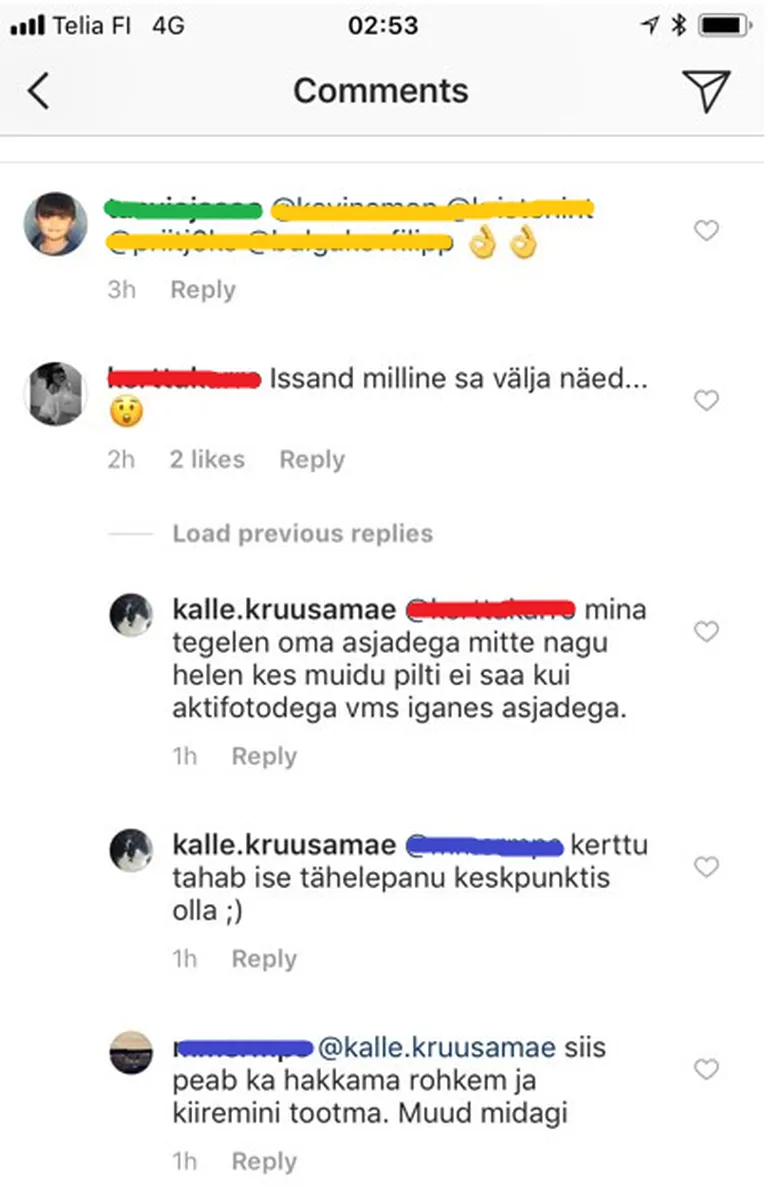 Kalvi-Kalle ei saanud ka Helenit jututeemast välja jätta.