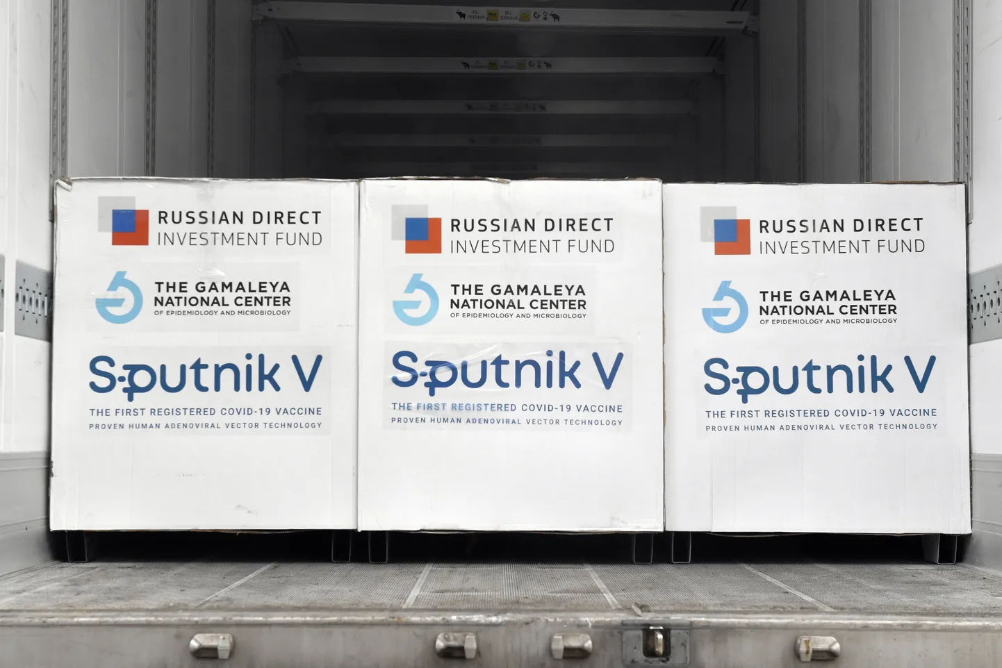 Sputnik V saadetis Budapestis.