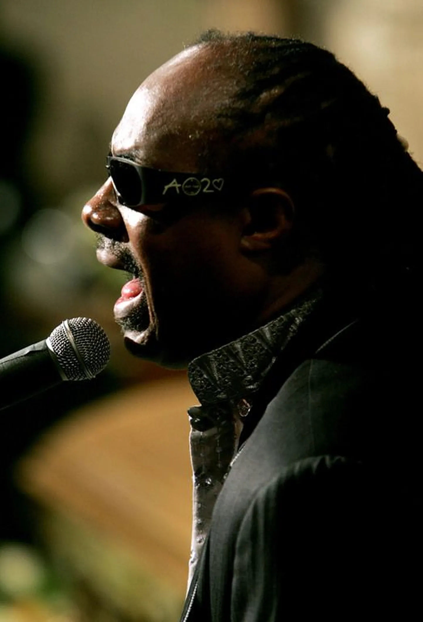 Pime laulja Stevie Wonder.