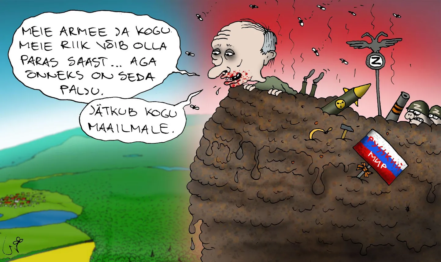 Urmas Nemvalts joonistab. Urmas Nemvalts