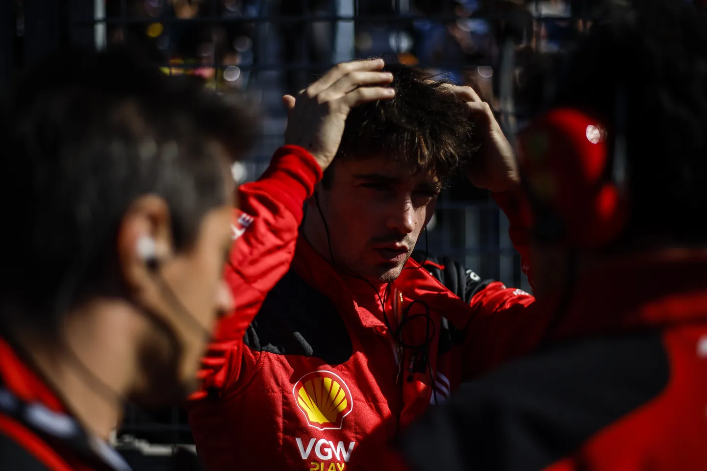 Ahastuses Charles Leclerc.