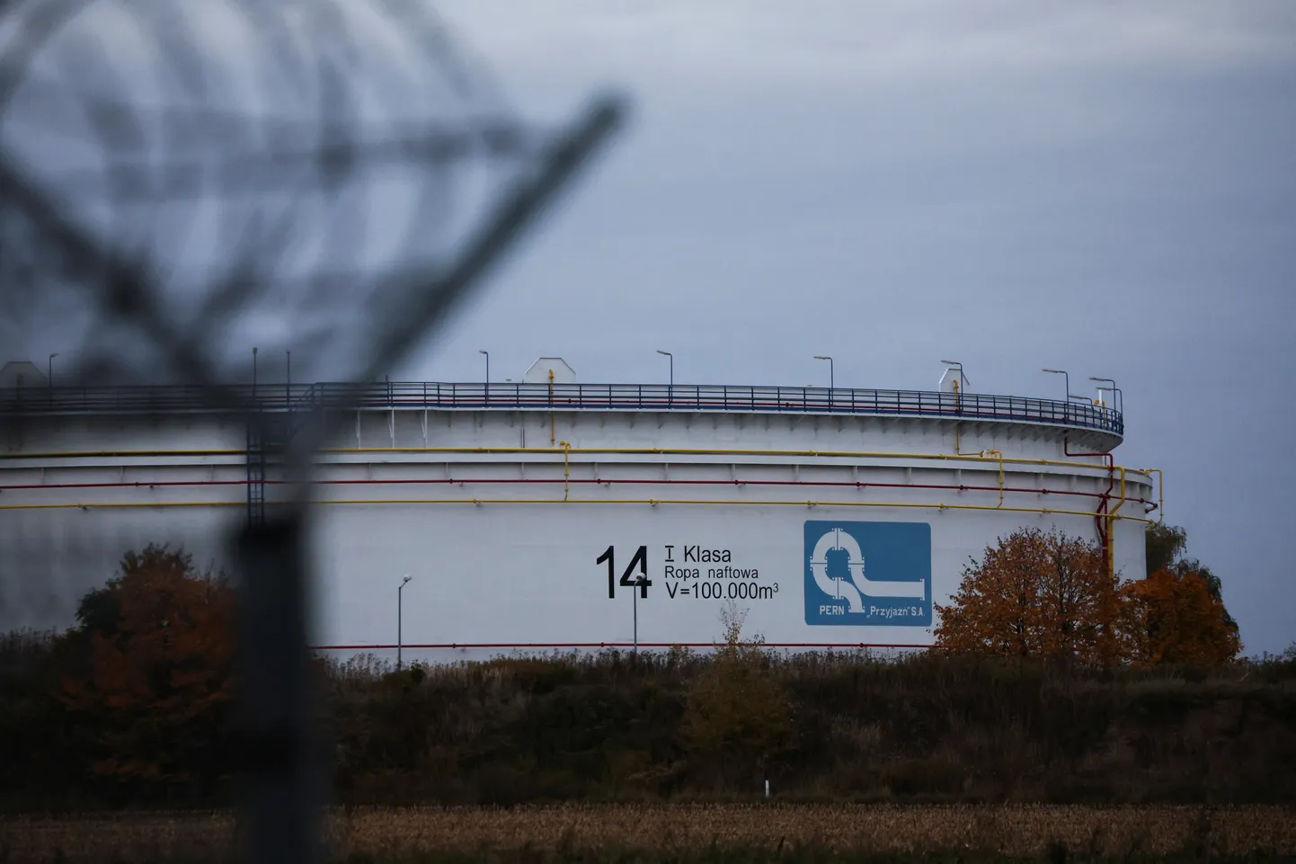 Нефтехранилище в Польше