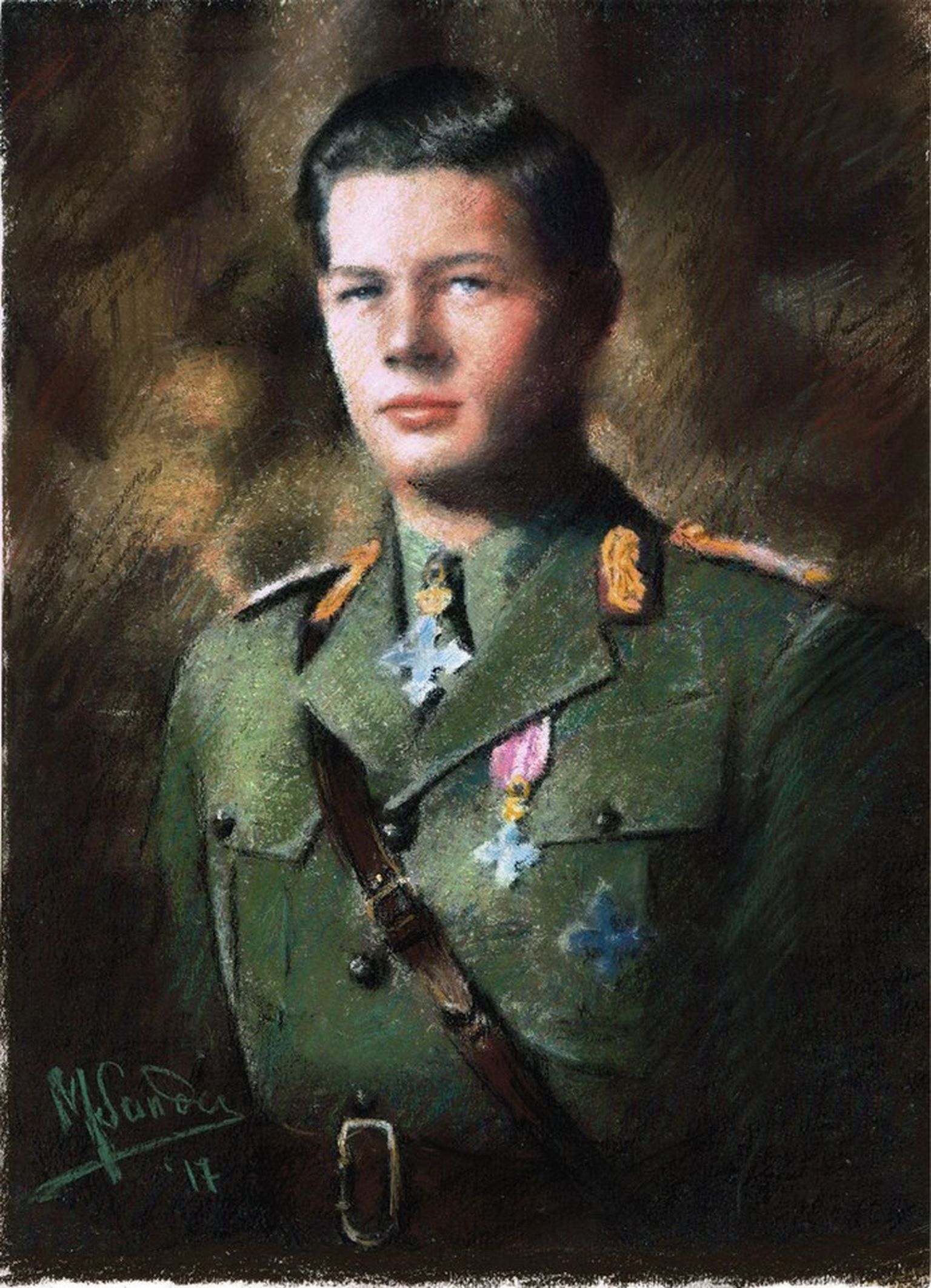 Mart Sanderi maal täna maetavast Rumeenia kuningas Mihai I-st (1921–2017) noore mehena.