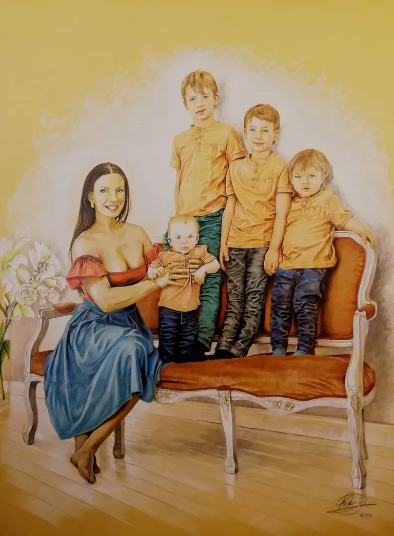 Kuuba kunstniku Ruber Veliz'i pastell.