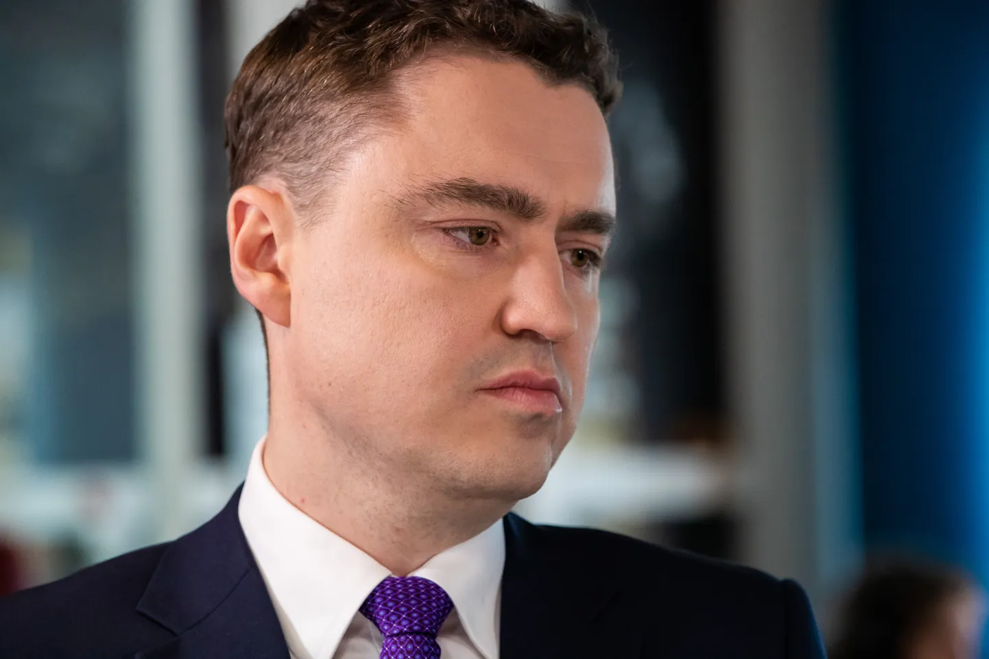 13.03.2019. Tallinn.
Taavi Rõivas otsesaates Otse Postimehest.
