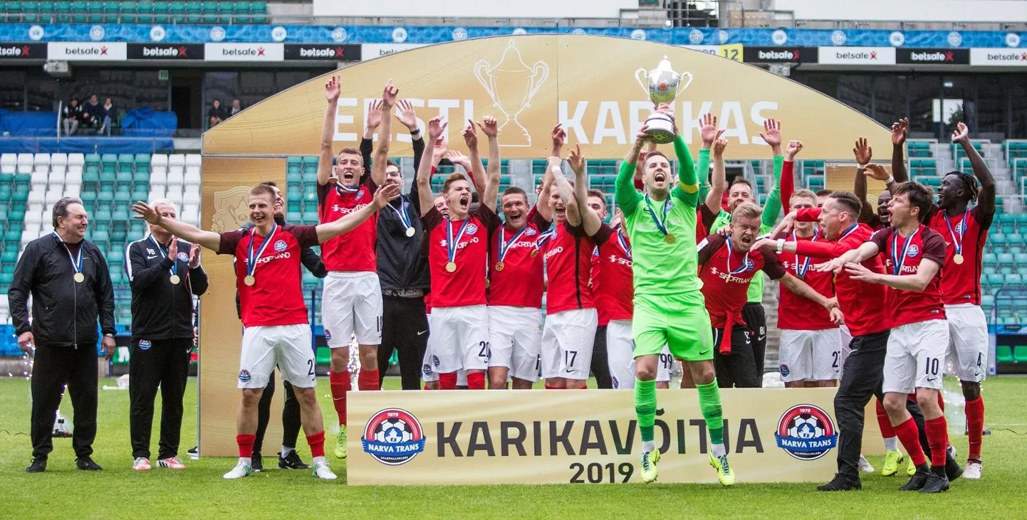 Narva Transi mängijattel oli põhjust Lilleküla jalgpallimurul emotsioonid valla päästa - Eesti kairkas tuuakse 18 aasta järel Narva.
