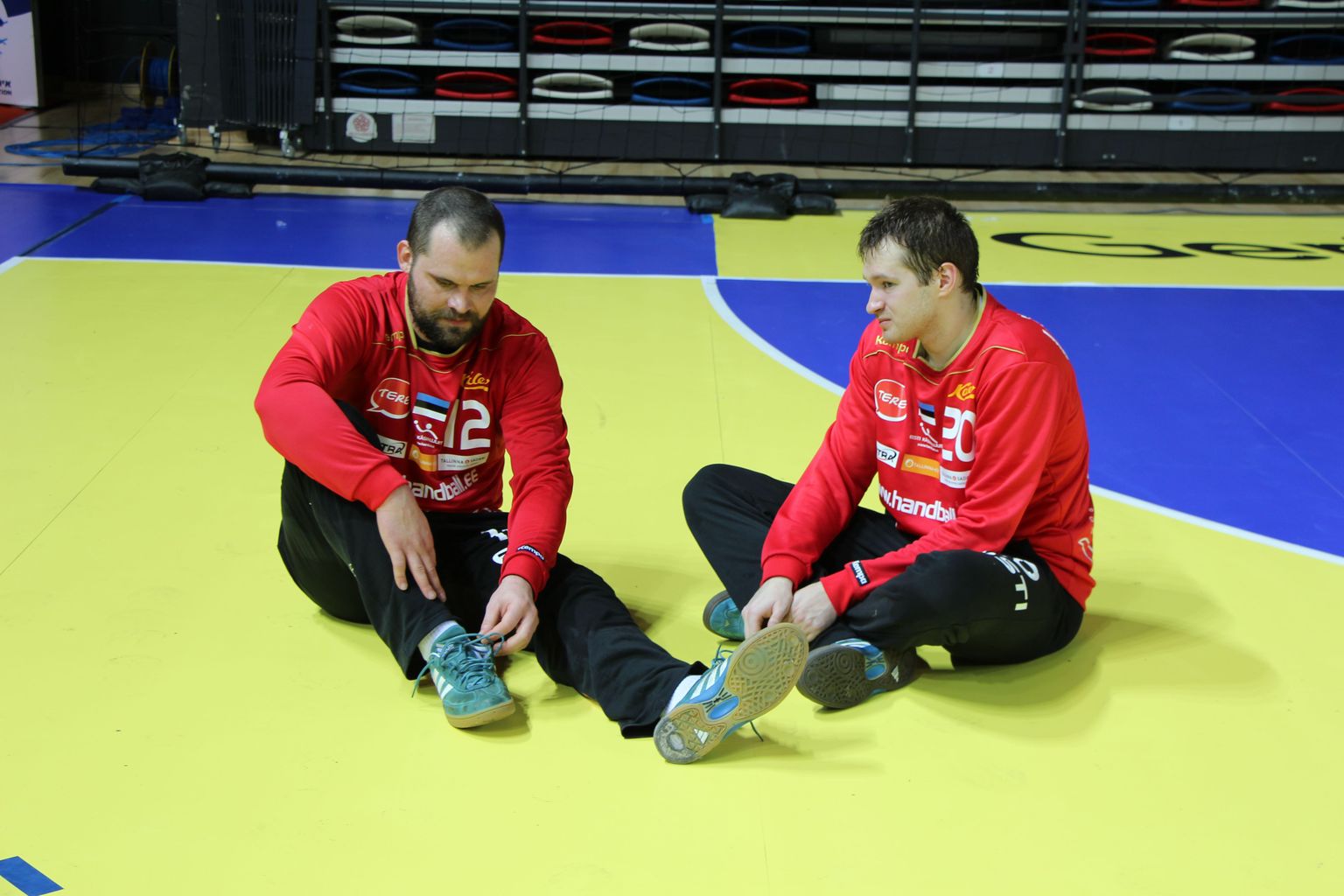Eston Varusk (vasakul) ja Denis Lõokene.