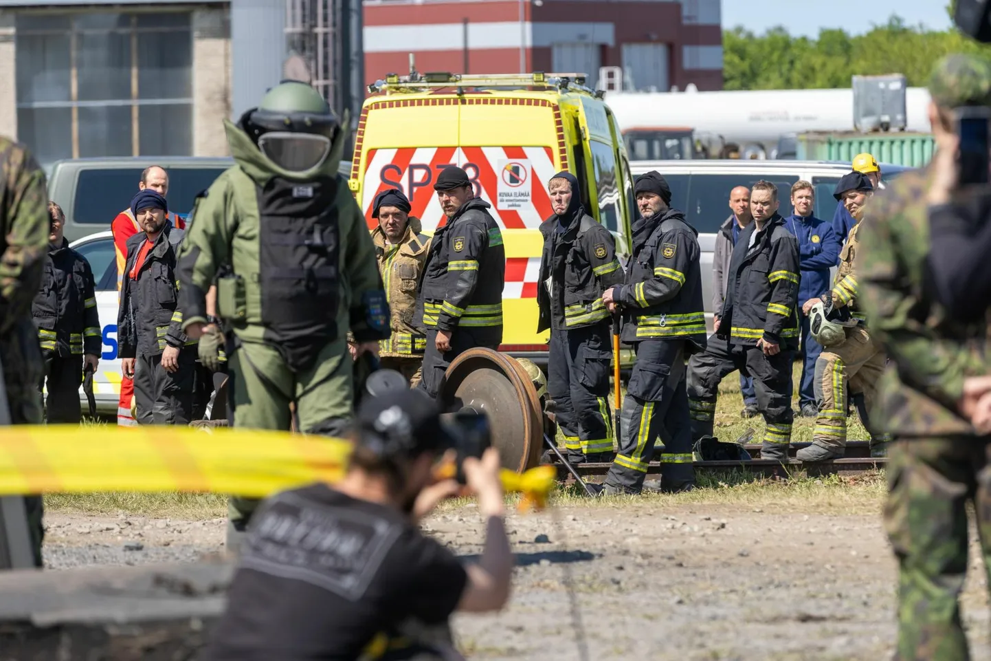 Põhiline võttekoht oli Tapal Operaili veduridepoo territoorium.