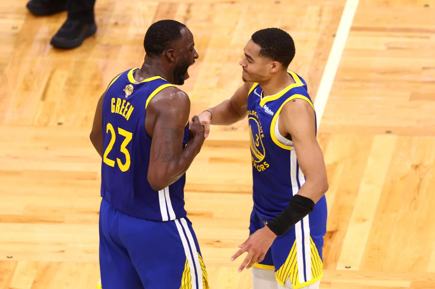 Draymond Green ja Jordan Poole.