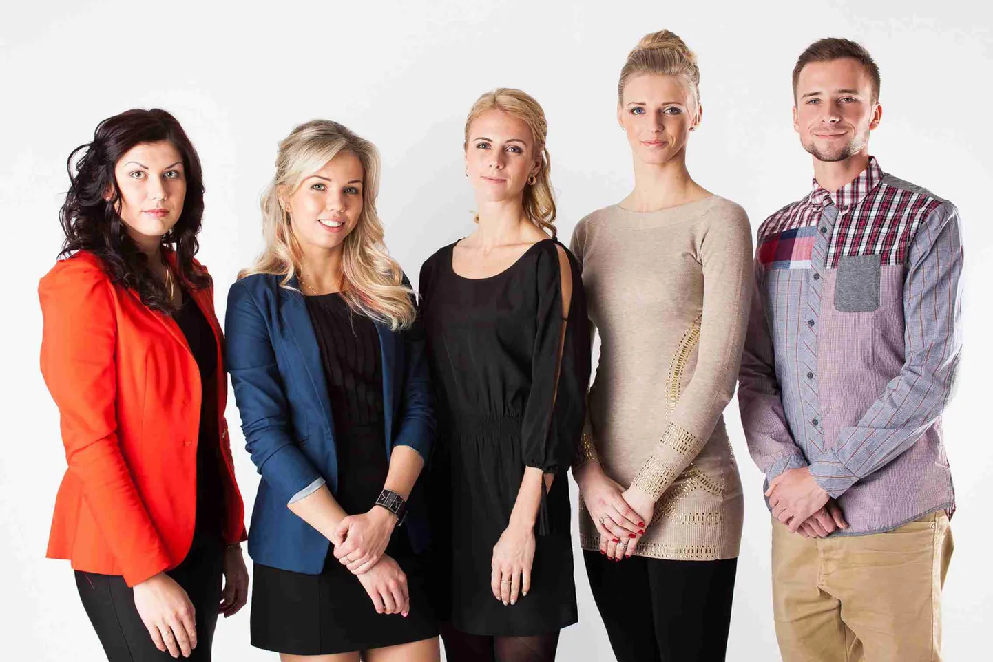 Kergejõustiklased Rasmus Mägi, Grit Šadeiko ning vehklejad Julia Beljajeva, Erika Kirpu ja Katrina Lehis.
