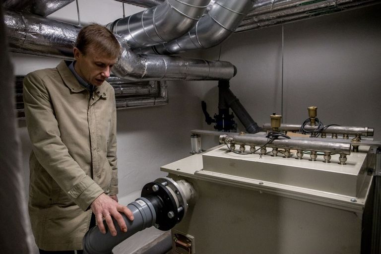 В общежитии тестируется редкая в Эстонии система возврата тепла сточных вод.