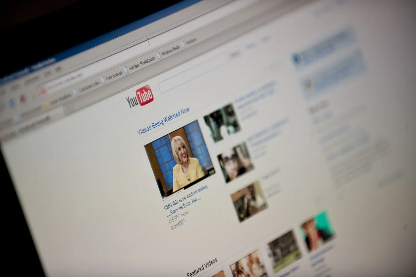 YouTube'i keskkond.