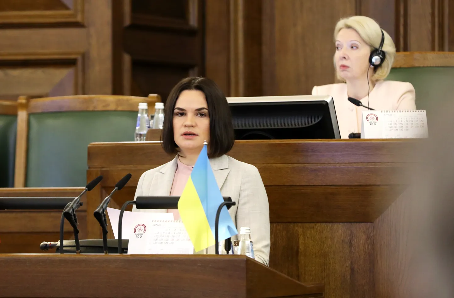 Светлана Тихановская в Сейме