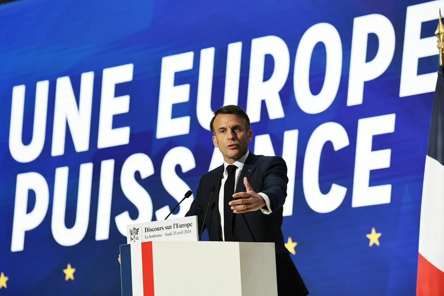 Prantsusmaa president Emmanuel Macron eile Pariisis Sorbonne’i ülikoolis, kus ta esitas oma nägemuse Euroopa tuleviku kindlustamiseks tarvilikest sammudest.