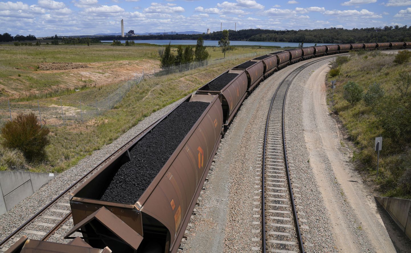 Kivisütt vedav rong Austraalias. Pilt on illustratiivne.