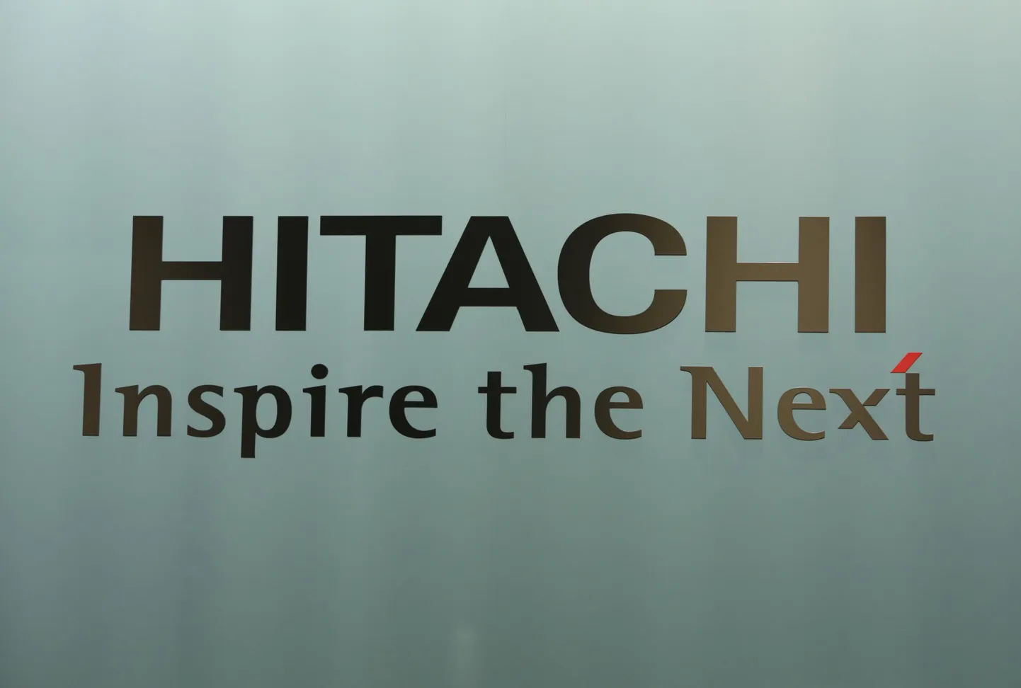 Hitachi logo.