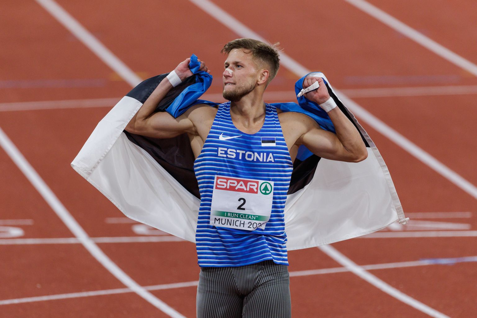 Janek Õiglane, Müncheni EMi kümnevõistluse kolmas mees.