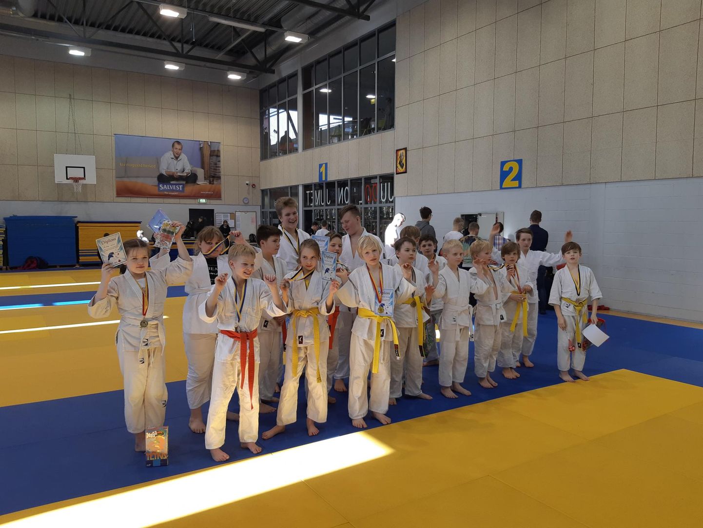 Edukad Pärnu judoklubi Samuri noorsportlased