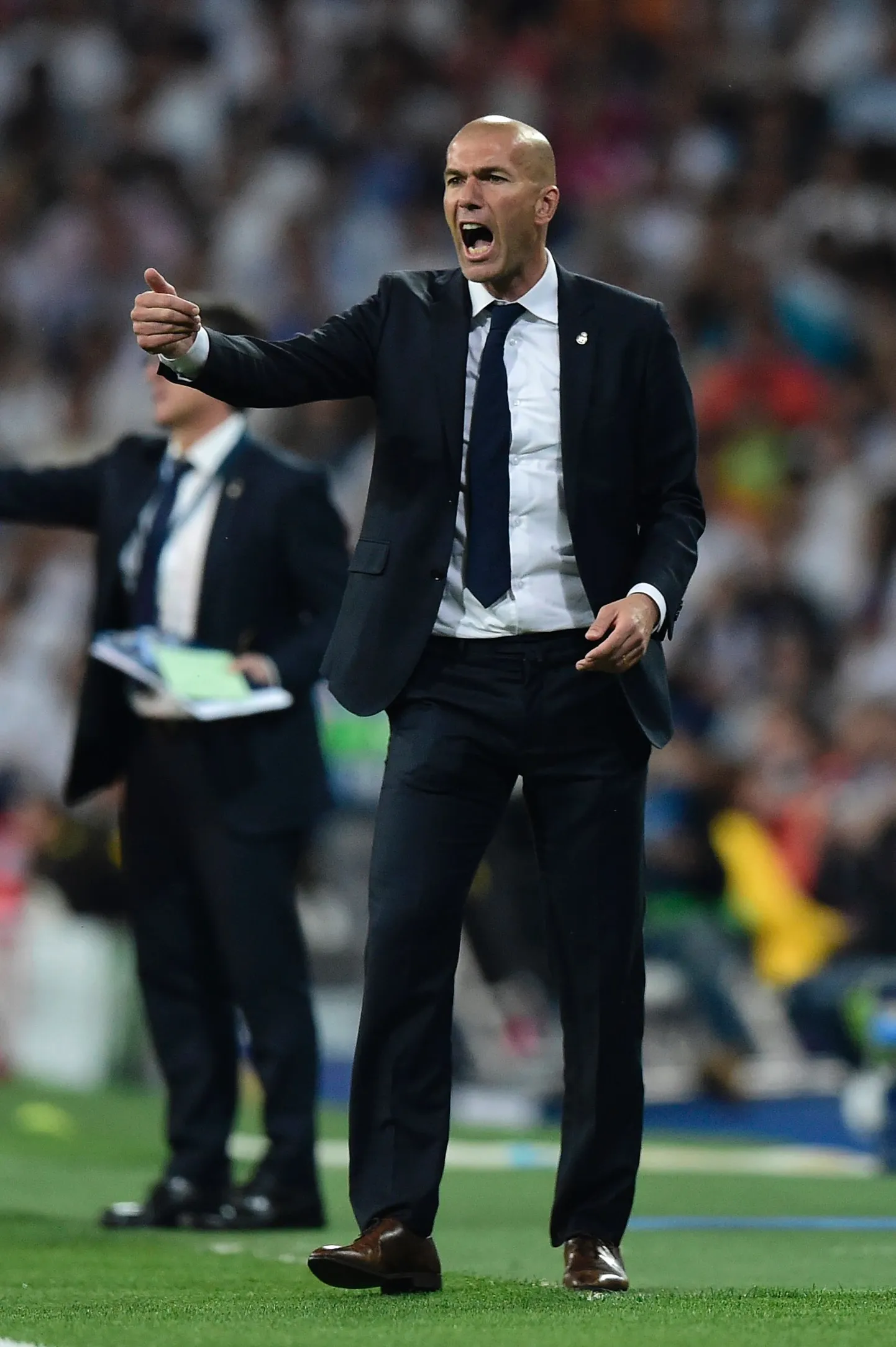 Madridi Reali peatreener Zinedine Zidane.
