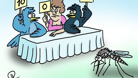 NÄDALA KARIKATUUR ⟩ Sääskede poolt ja vastu