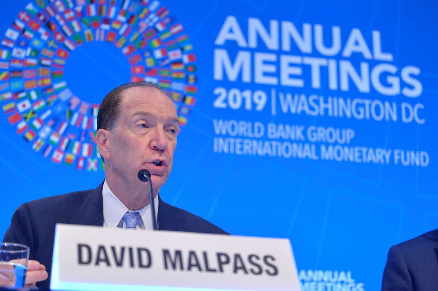 Maailmapanga tegevdirektorite nõukogu president David Malpass 2019. aastal.