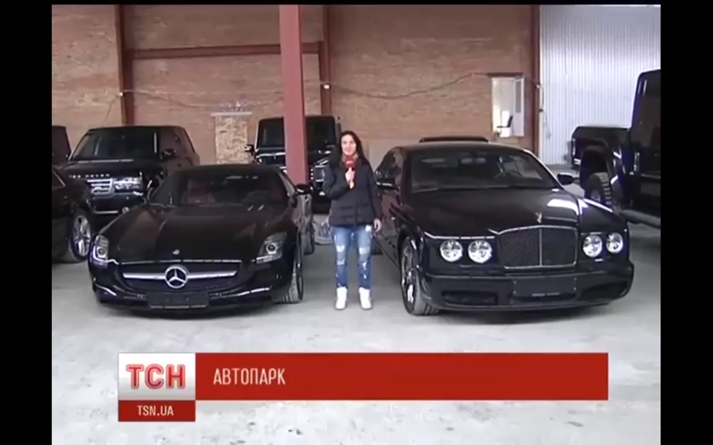 Автомобили сына Виктора Януковича.