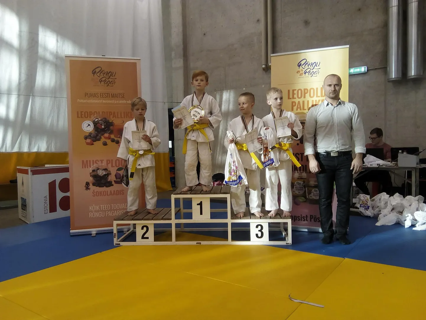 Markus Soe oli parim kehakaalus kuni 25 kg.