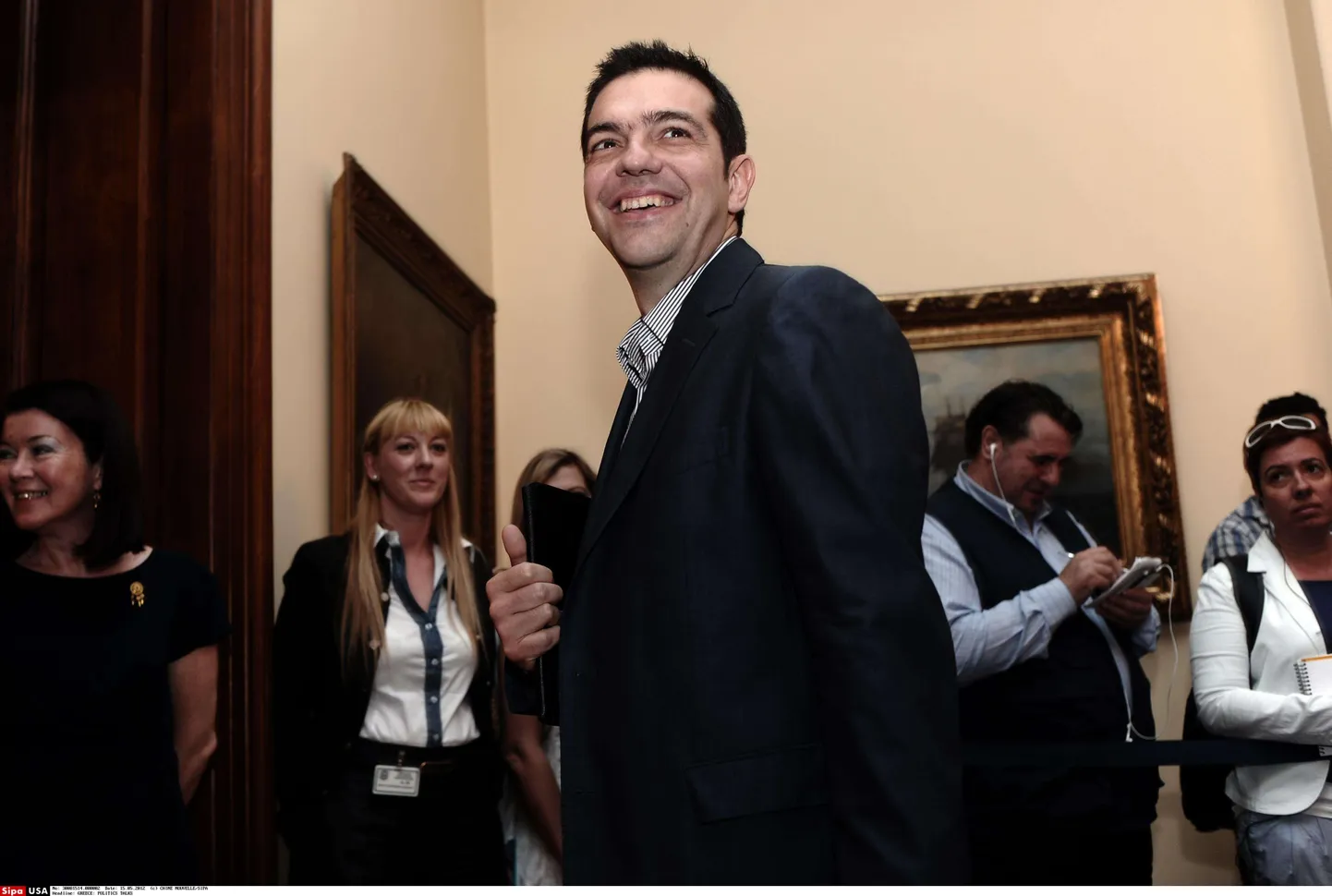 Kreeka vasakpoolsete liider Alexis Tsipras