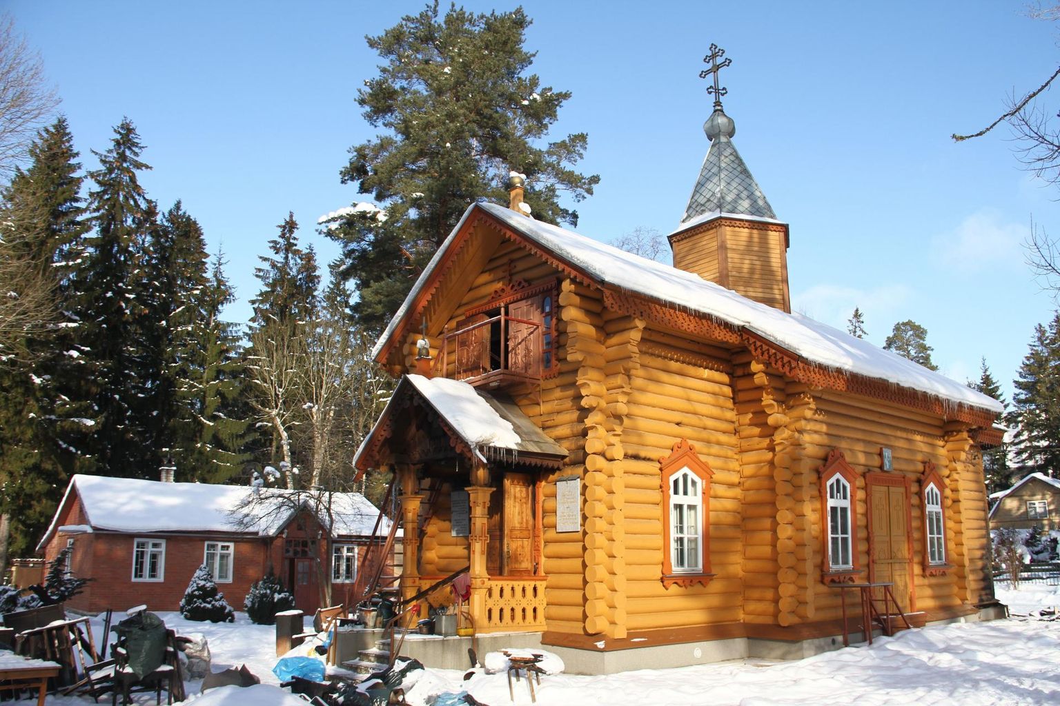 Kiriku puitkonstruktsioonid saab taastada.