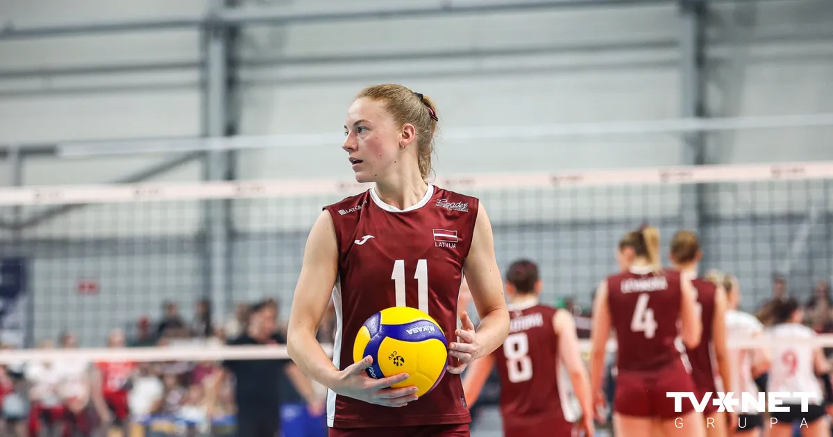 Latvia Women’s Volleyball Squad for European League Qualifiers