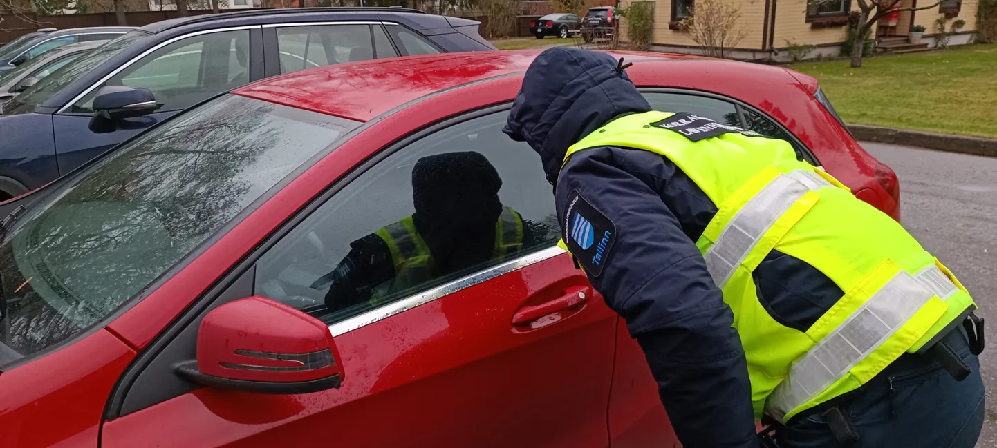 Mupo ja politsei ühisreid Mustamäel.