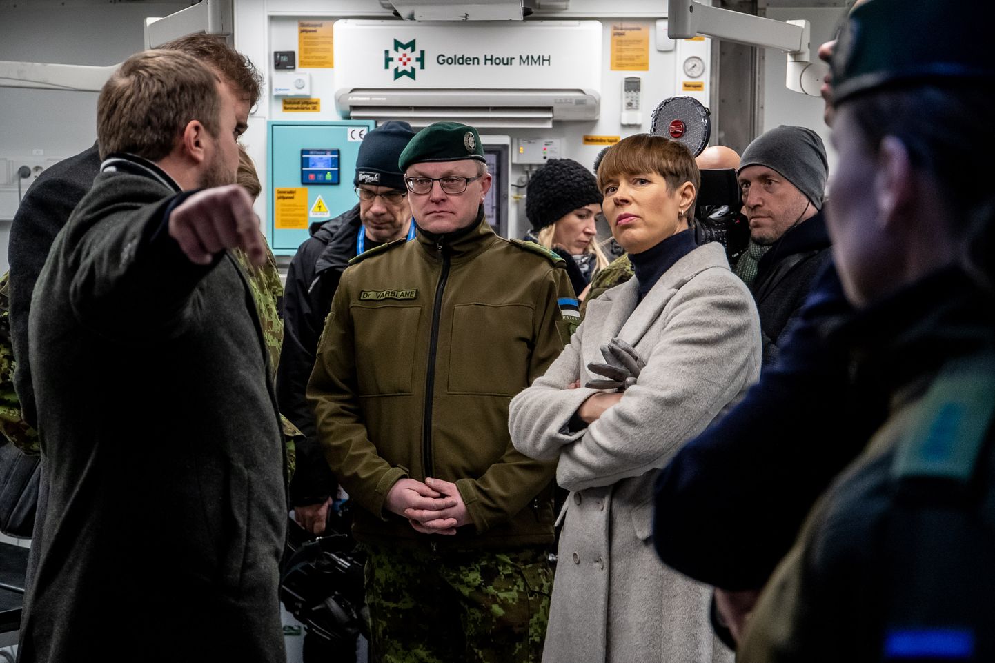 President Kersti Kaljulaid ja Ukraina kaitseminister külastasid militaarvälihaiglat.