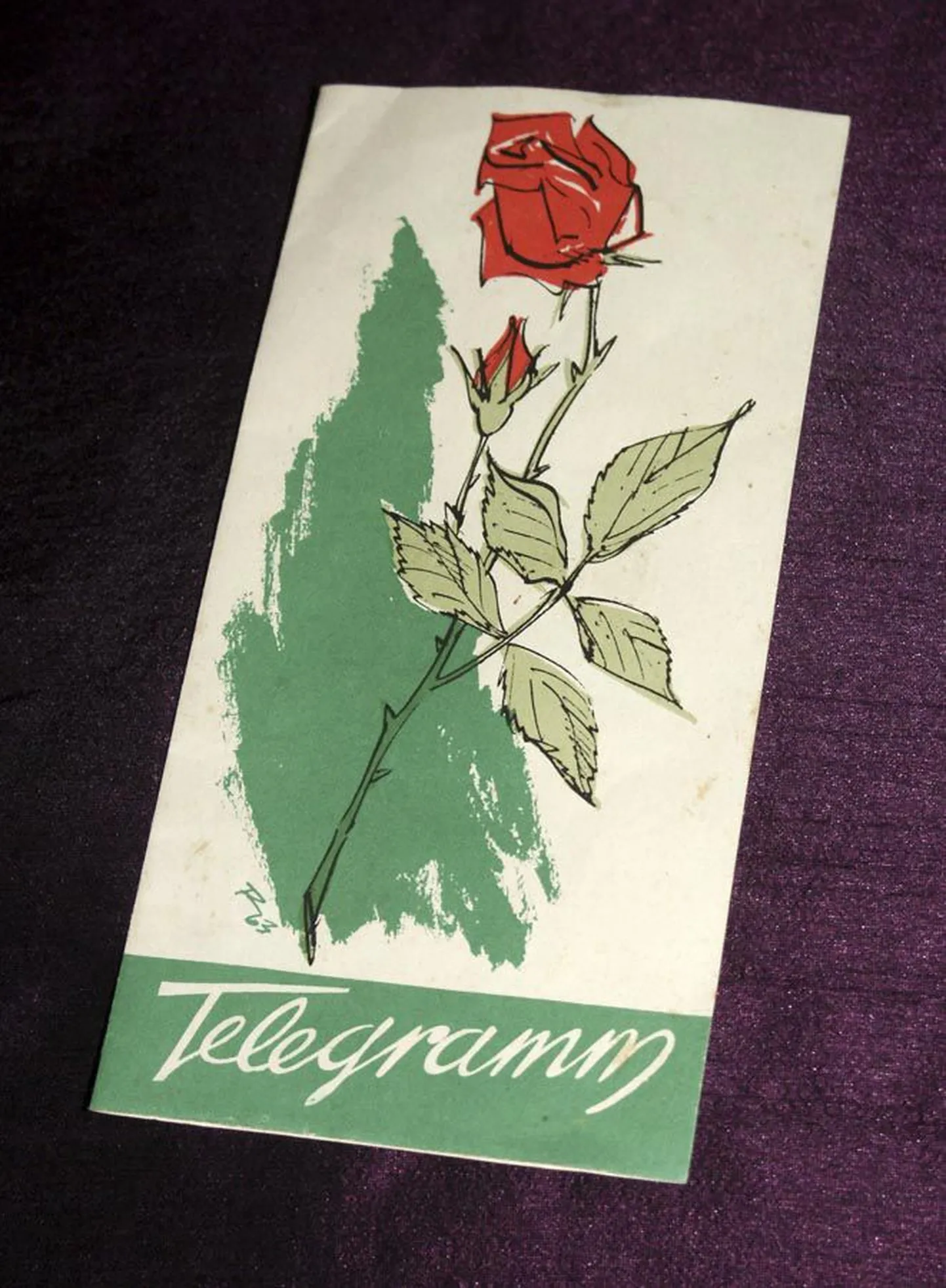 Mõni telegramm nägi välja nagu uhke postkaart.