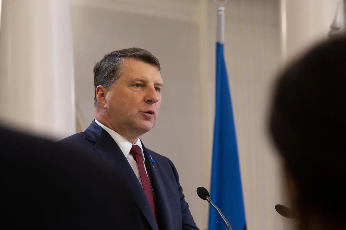 Endine Läti president Raimonds Vējonis.
