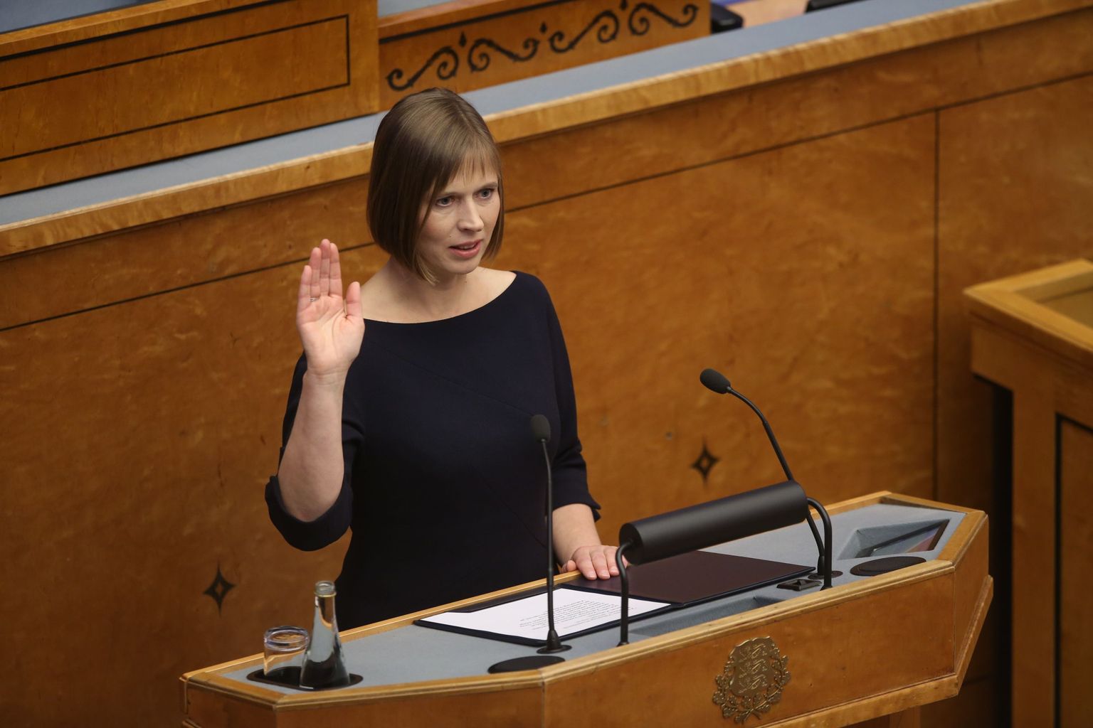 Керсти Кальюлайд вступила в должность 10 октября 2016 года.