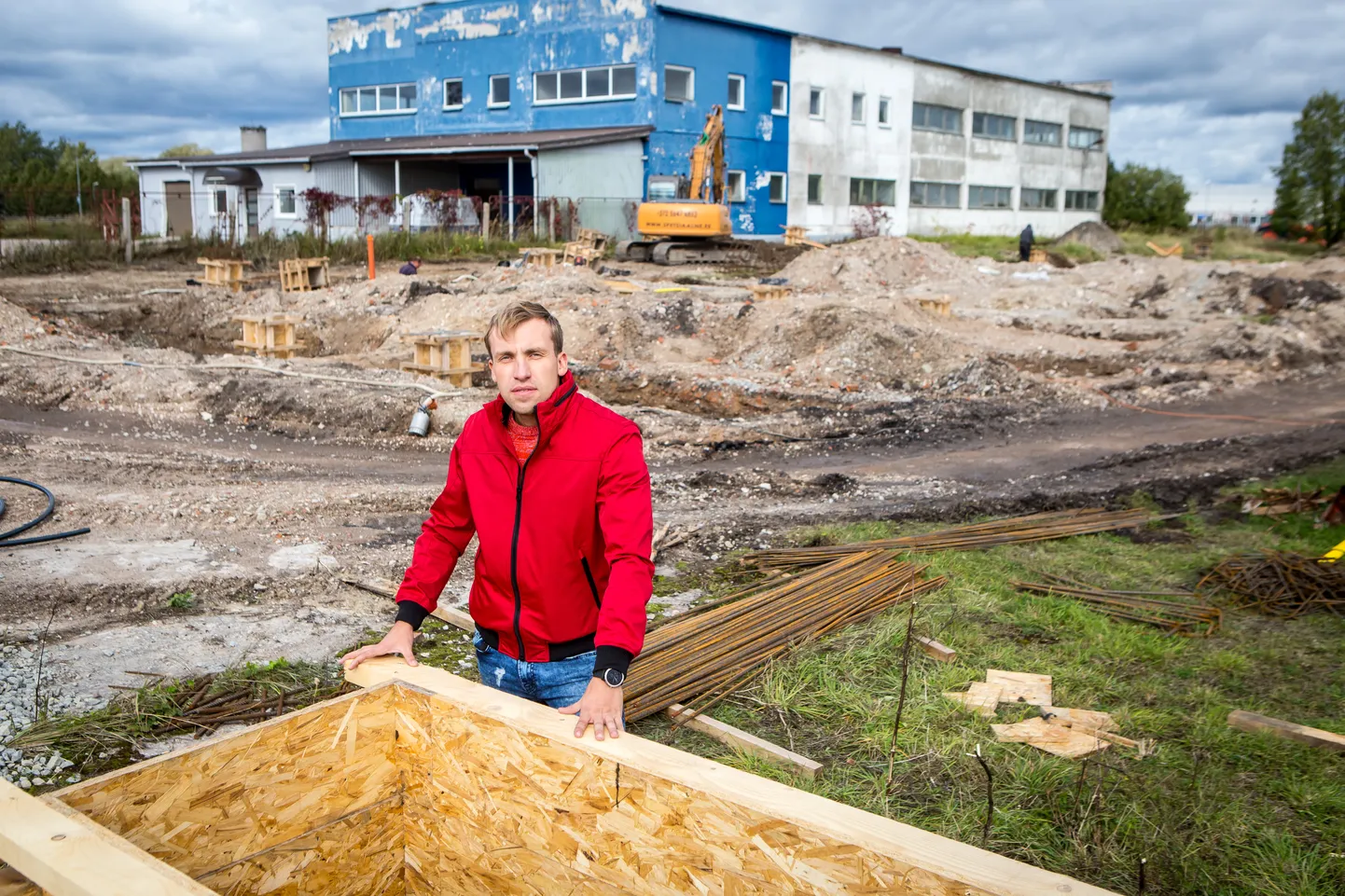 ARENEV PIIRKOND: Mihkel Kanguri sõnul on Kalevi tänav kujunemas atraktiivseks kandiks, kuhu tulevikus koondumas teisigi ehitussektori esindajaid.