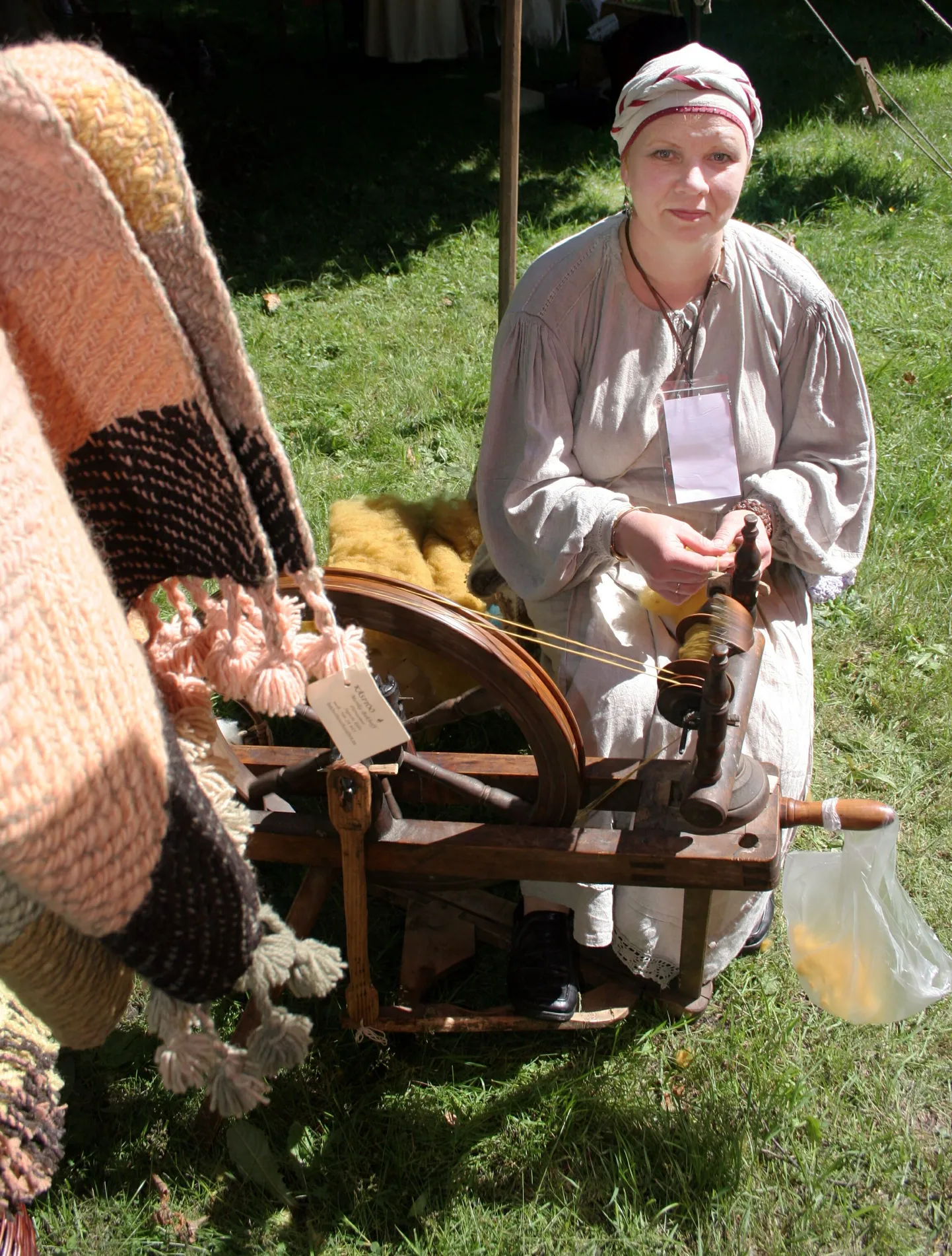 Vaike talu perenaine Merike Bakhoff 2008. aasta juunis.