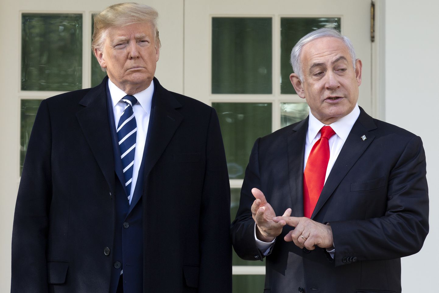 USA president Donald Trump ja  Iisraeli peaministri Benjamin Netanyahu.