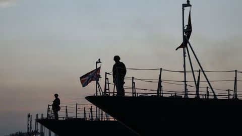 Ruska obmejna ladja vplula v estonske teritorialne vode