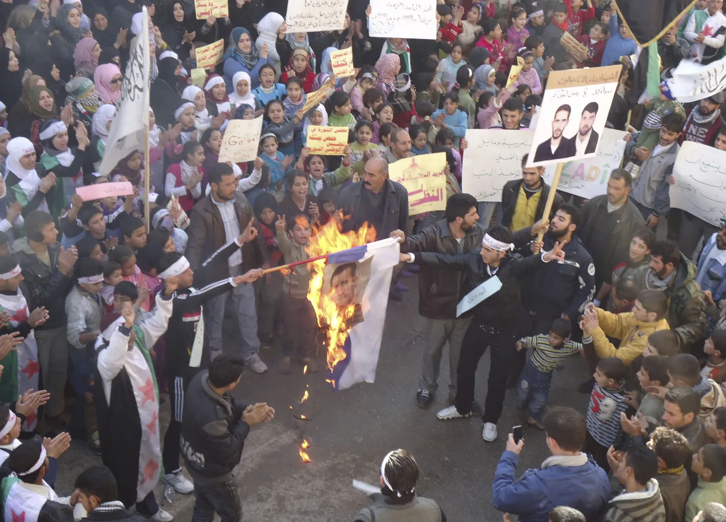Süürlaste protest president Bashar al-Assadi vastu