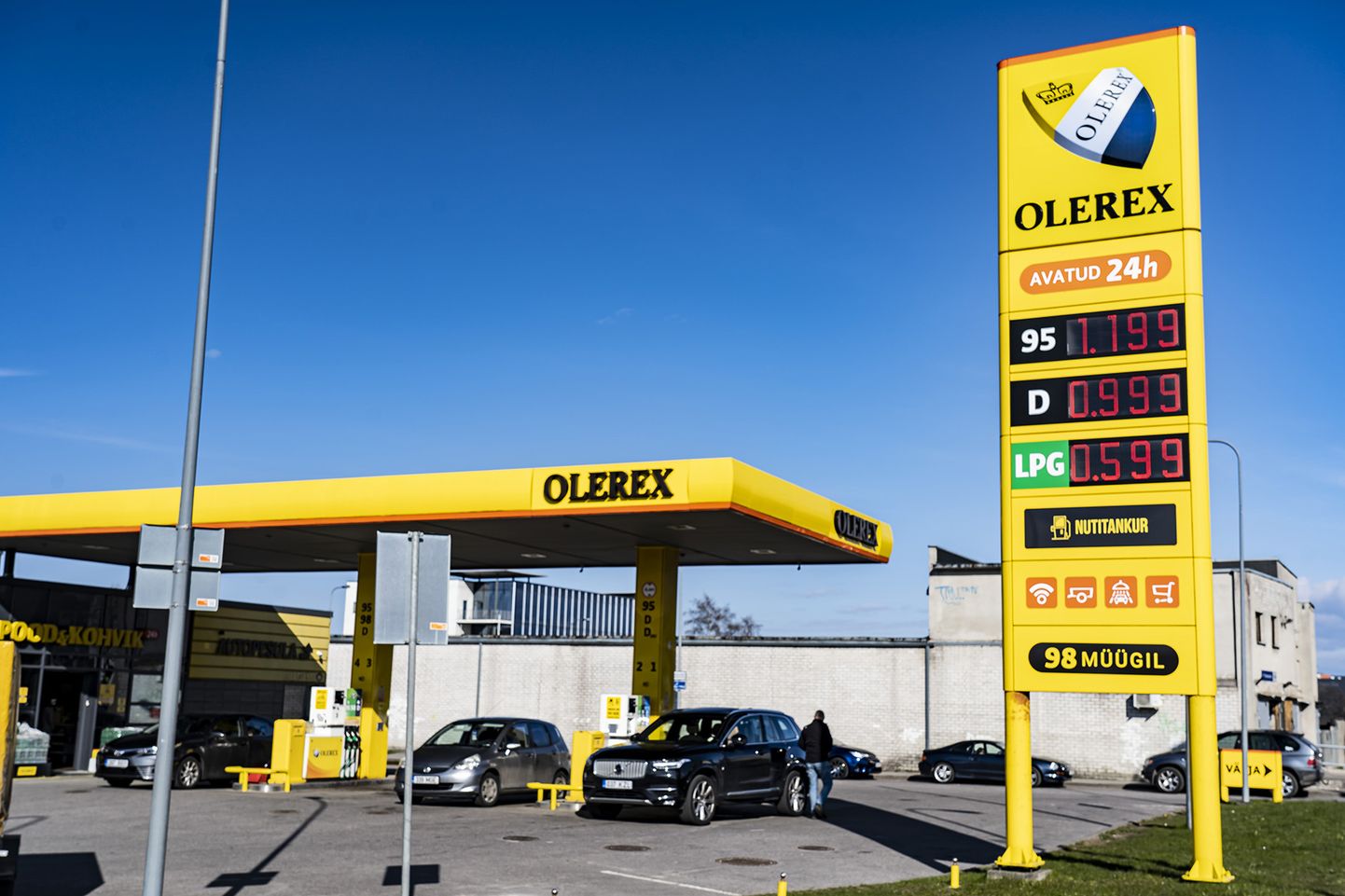 Kütuste hinnad Olerxi tanklates alates eilsest.