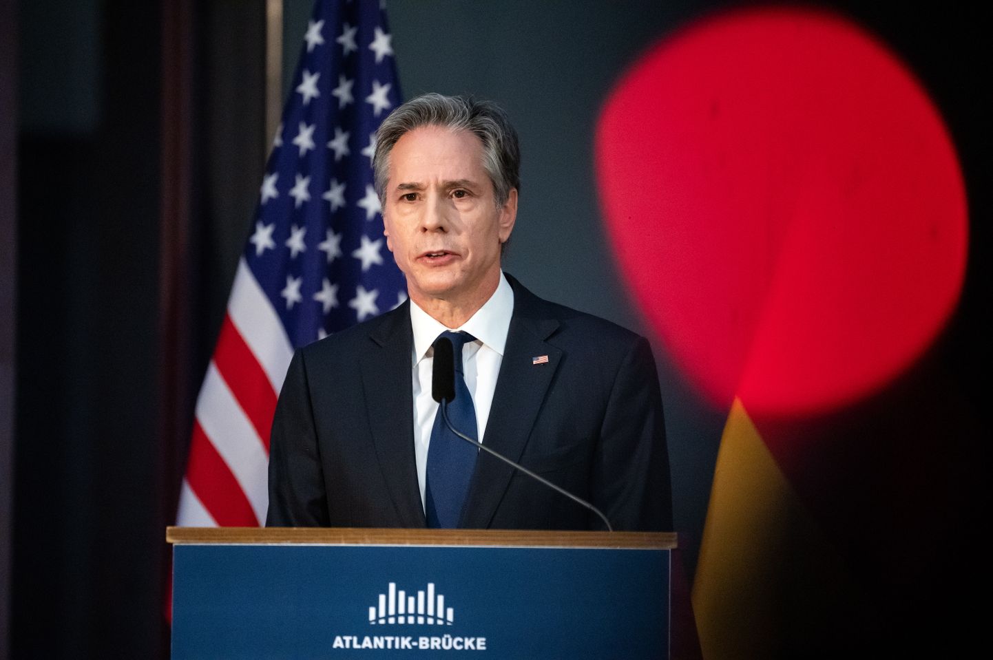 USA välisminister Antony Blinken peab kõne Berliinis 20. jaanuar 2022.