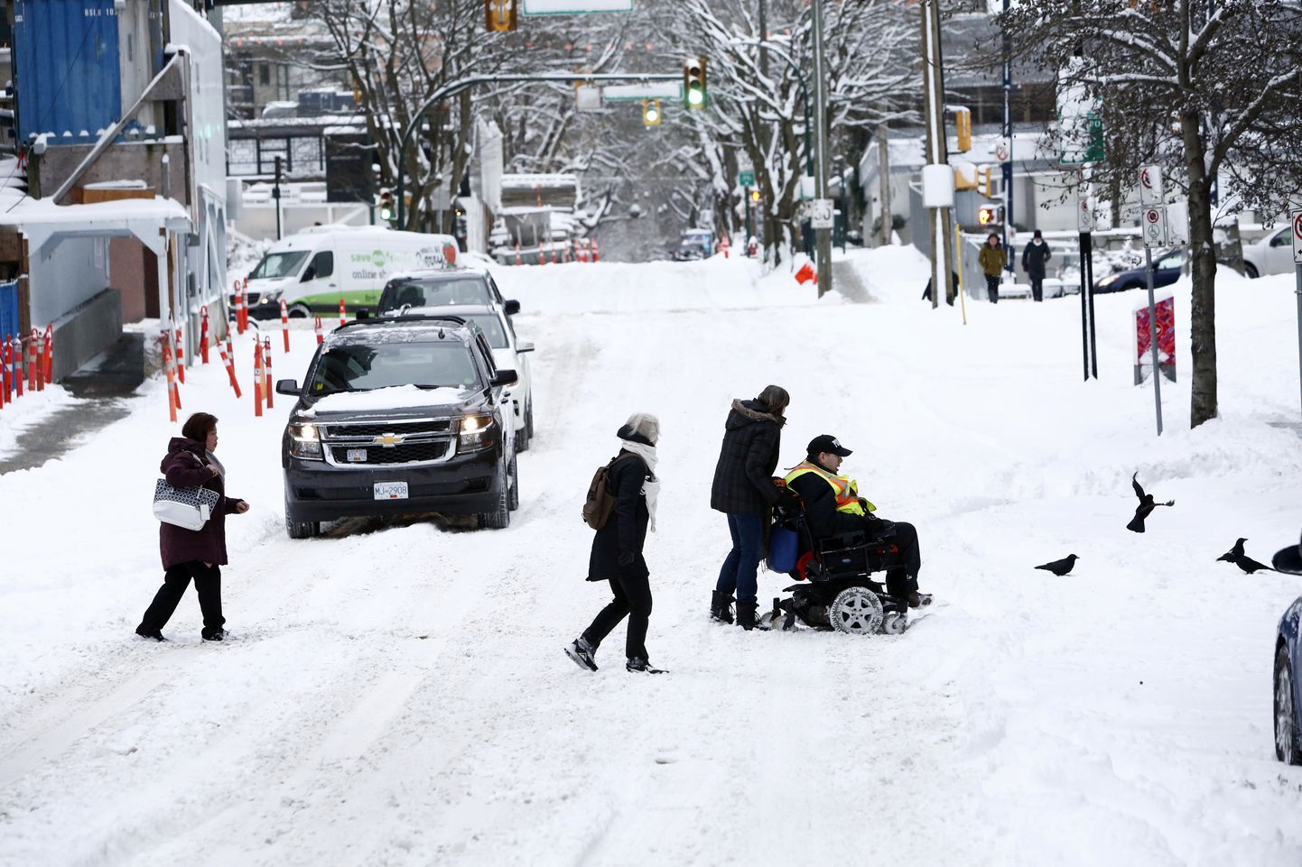 Kanadas Briti Columbias Vancouveris oli 15. jaanuaril lumetorm