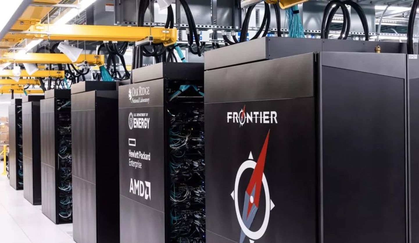 Maailma kiireim superarvuti Frontier tegeleb tehisintellekti ja elektrivõrkudega.
